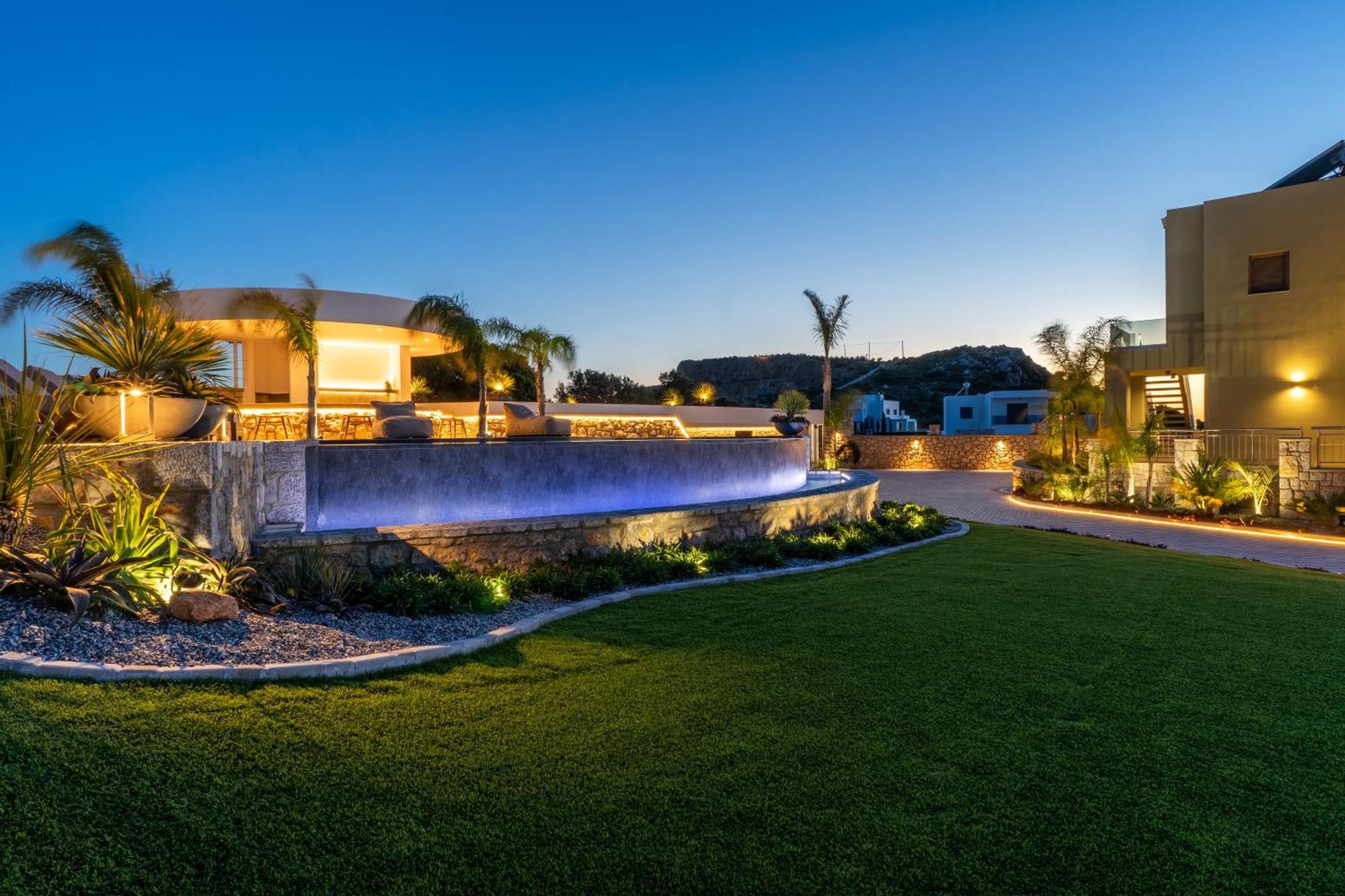Rhode Luxury Villa Kalithies エクステリア 写真