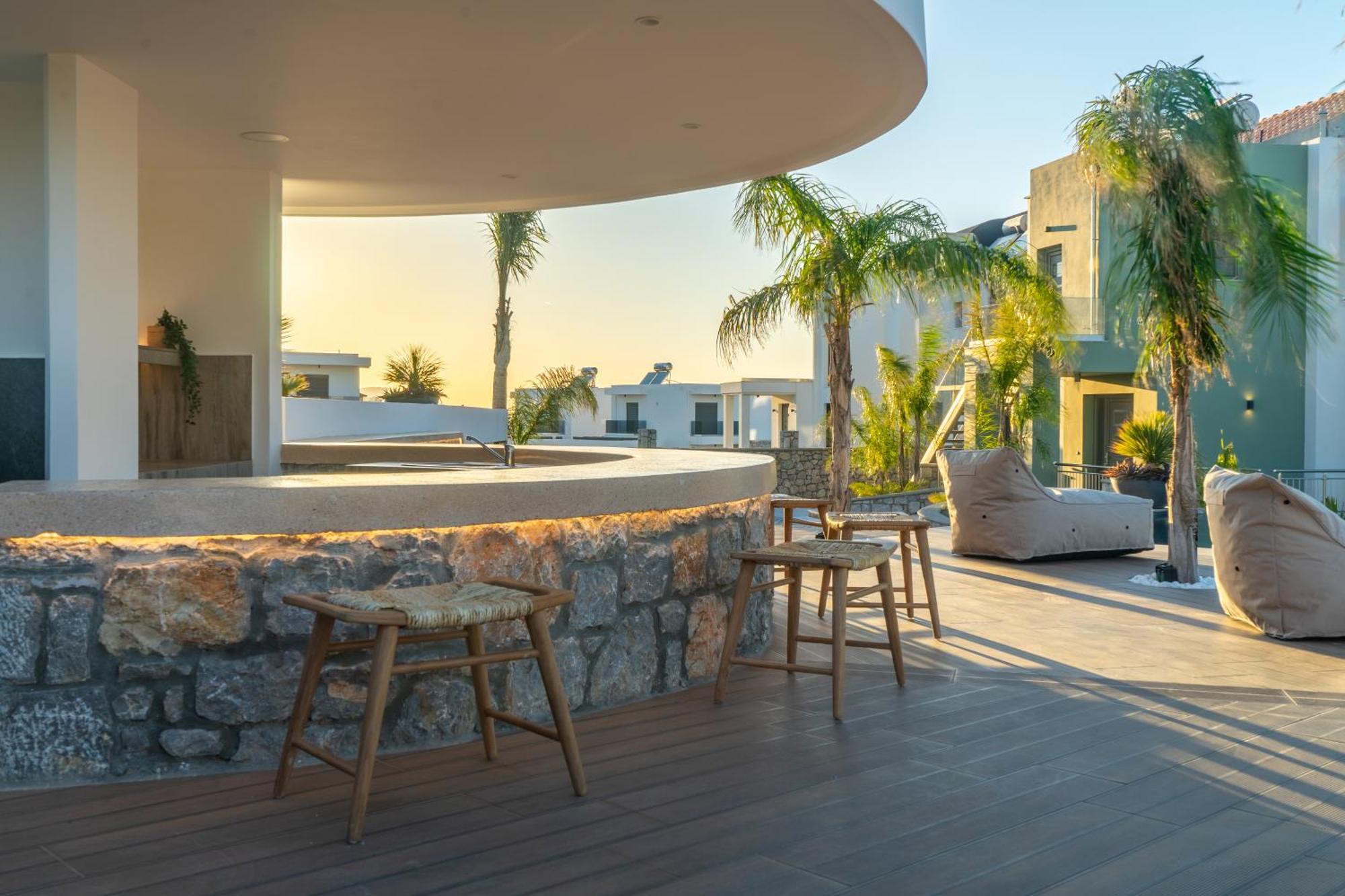 Rhode Luxury Villa Kalithies エクステリア 写真