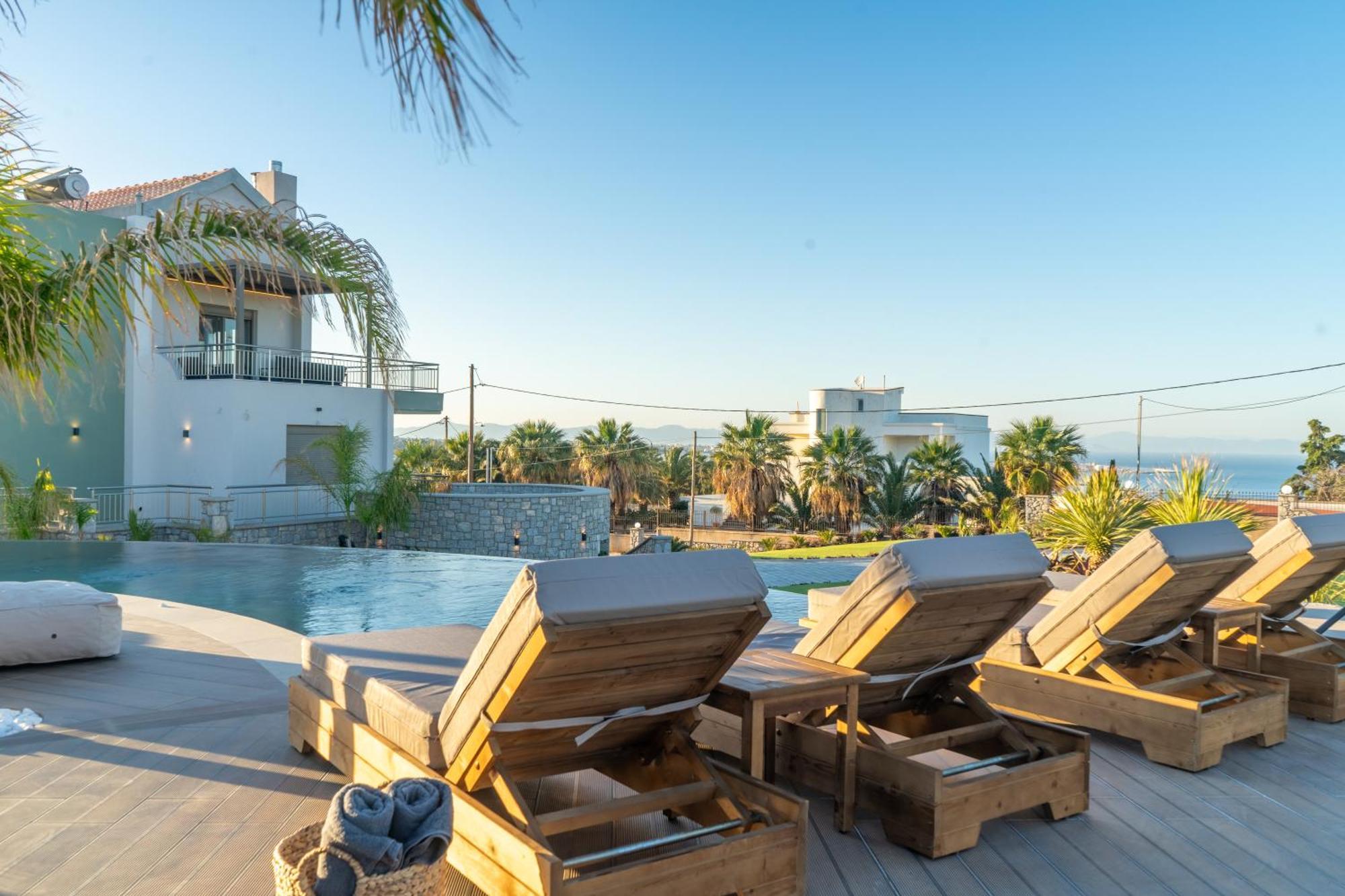 Rhode Luxury Villa Kalithies エクステリア 写真