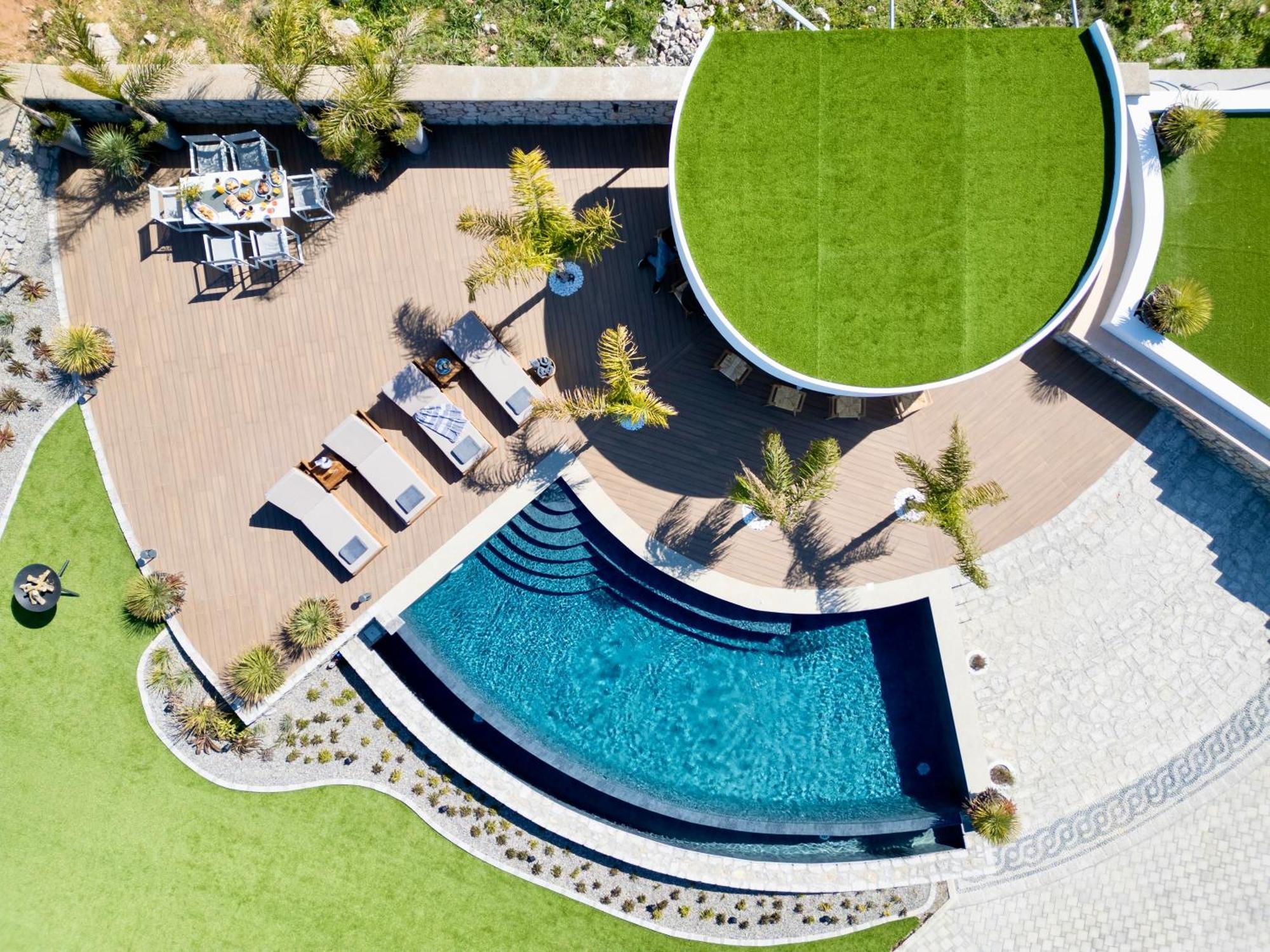 Rhode Luxury Villa Kalithies エクステリア 写真